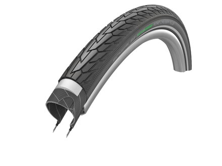 SCHWALBE Plášť ROAD CRUISER PLUS (37-622) 28x1.40 700x35C Active 50EPI PunctureGuard 715g Reflex Green