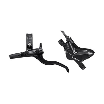 SHIMANO Brake hydr. E-MT420 BL-MT4100/BR-MT420 front black Post Mount 1000mm hose + pads D03S