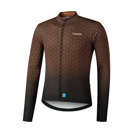 SHIMANO Jersey VERTEX TEAM LONG bronze