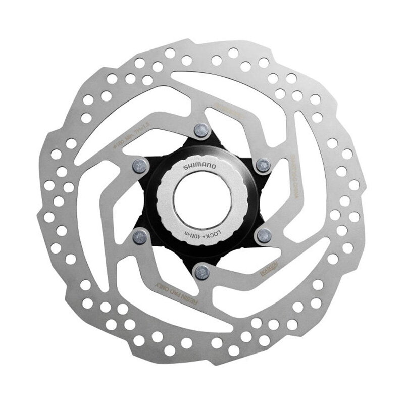 SHIMANO Brake disc SM-RT10 160mm Center Lock (internal tightening) only for resin pads