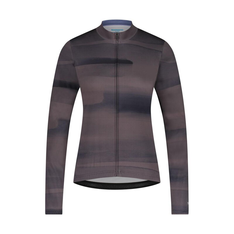 SHIMANO Women's jersey KAEDE PRINTED LONG aurora purple